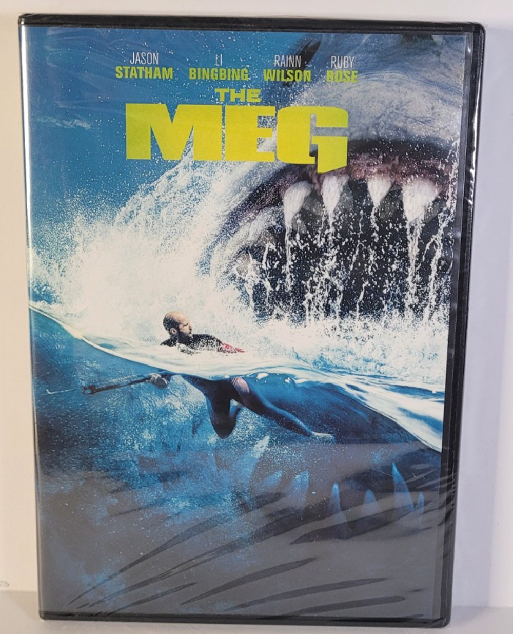 The Meg (DVD) Region 1 Widescreen 2018 Jason Statham Brand New/Sealed